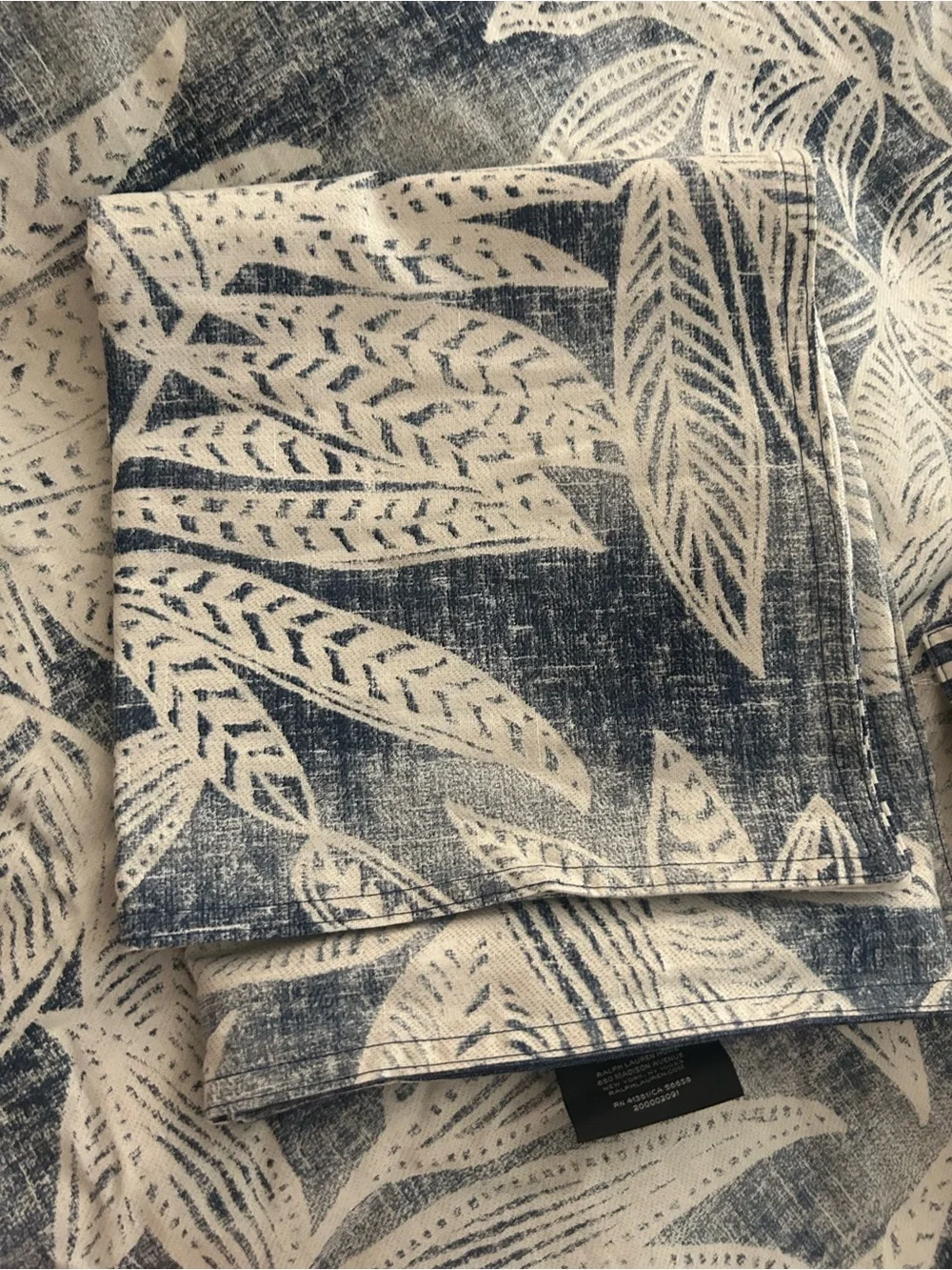 LIKE NEW TO LIGHT USE RALPH LAUREN KING 3PC DUVET COVER SET EVAN BOTANICAL